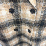 Vero Moda Women's Size S Tan Plaid Coat