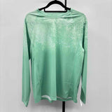 World Wide Sportsman Men's Size M Green Print Long Sleeve Shirt
