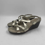 Cole Haan Women's Shoe Size 6.5 Gold Shimmer Wedges