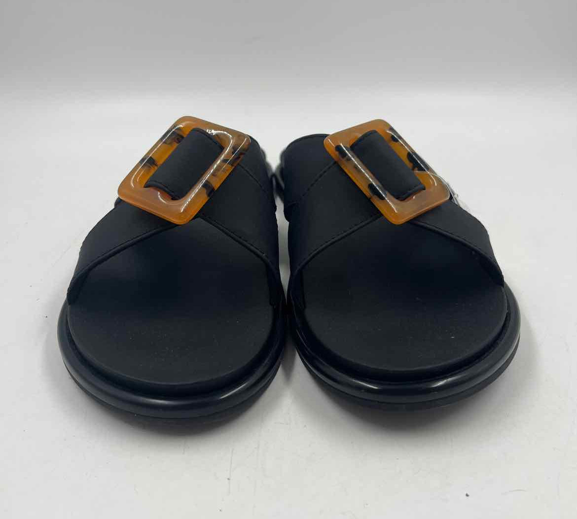 Olu Kai Women's Shoe Size 10 Black Solid Sandals