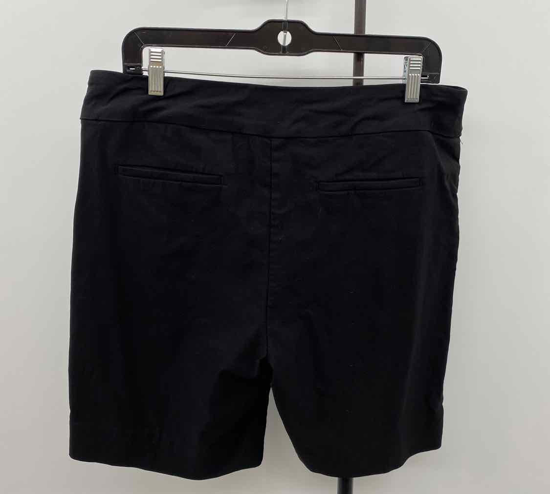 Hilary Radley Women's Size 14 Black Solid Shorts