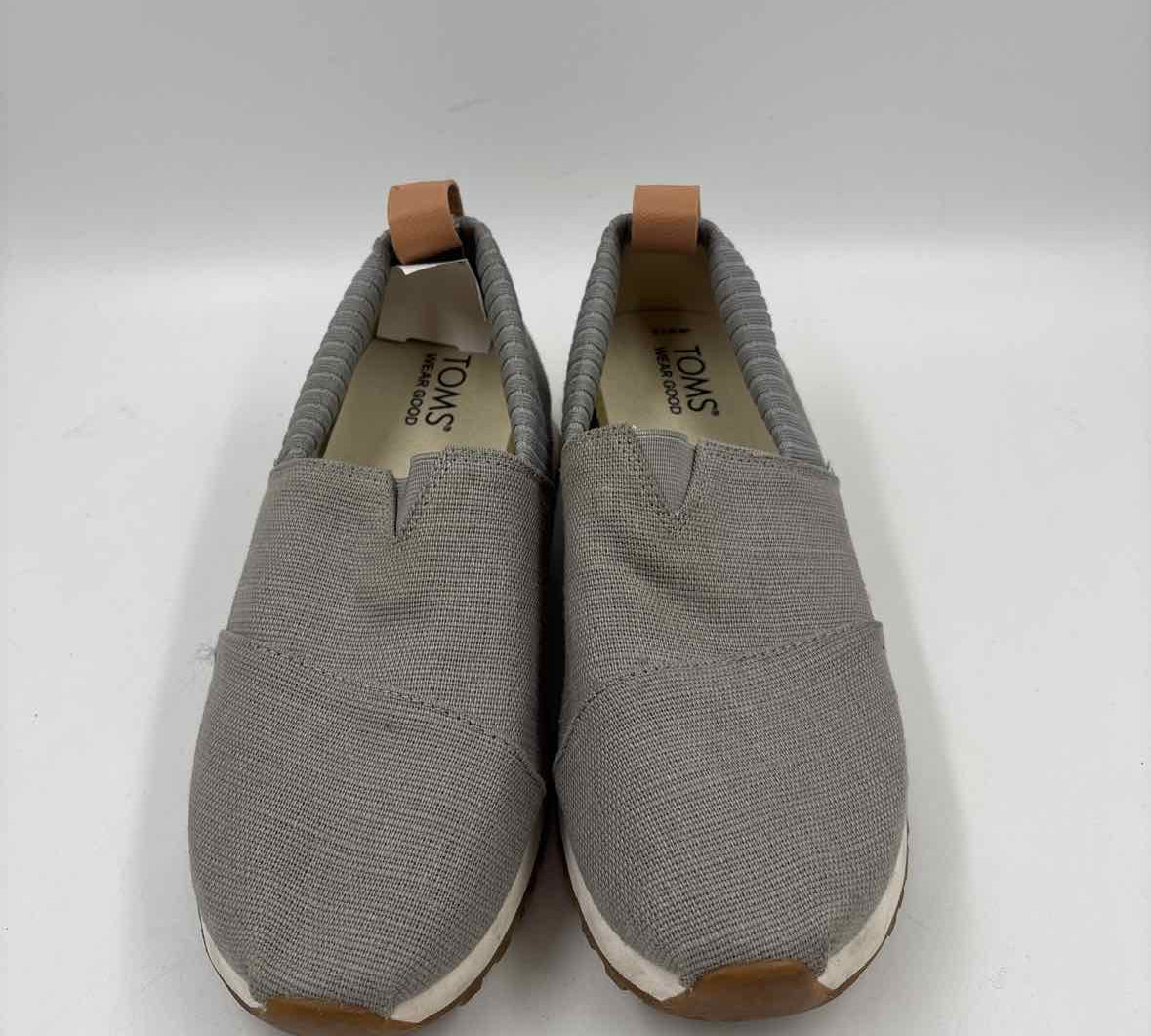 Toms Women's Shoe Size 7.5 Gray Textured Casual Shoes