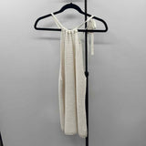 White House Black Market Women's Size L White Sequins Sleeveless Shirt
