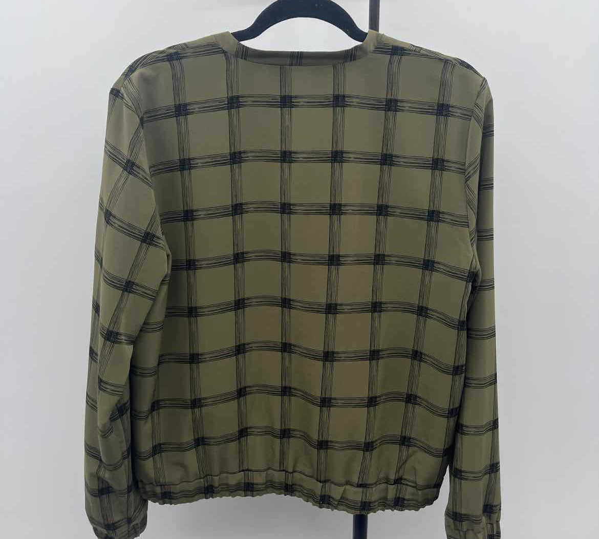 Metaphor Women's Size L Green Grid Jacket