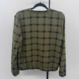 Metaphor Women's Size L Green Grid Jacket