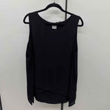 Chico's Women's Size XL Black Solid Sleeveless Shirt