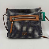 Fossil Women's Navy Luxe dots Purse