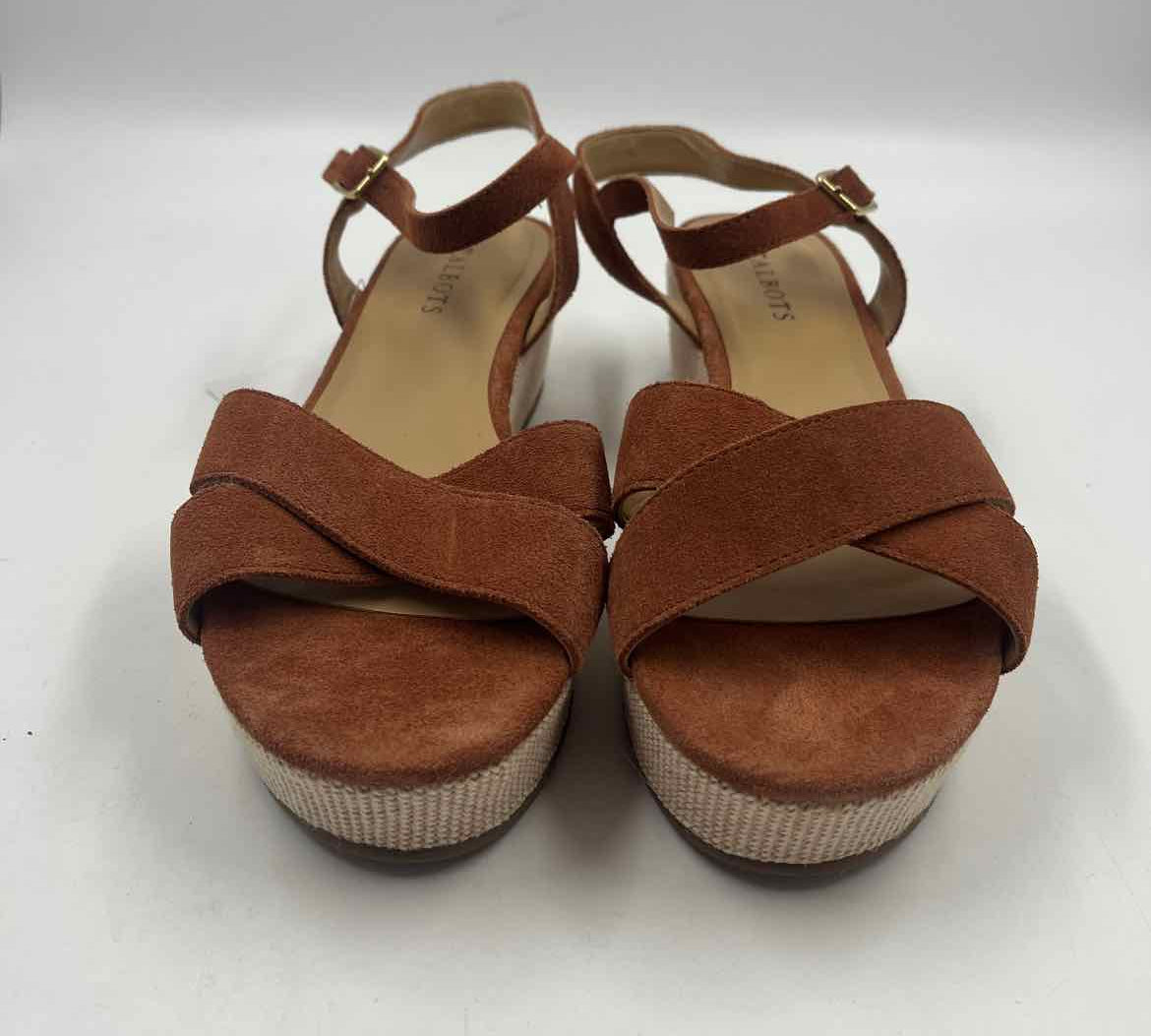 Talbots Women's Shoe Size 8.5 Caramel Solid Sandals
