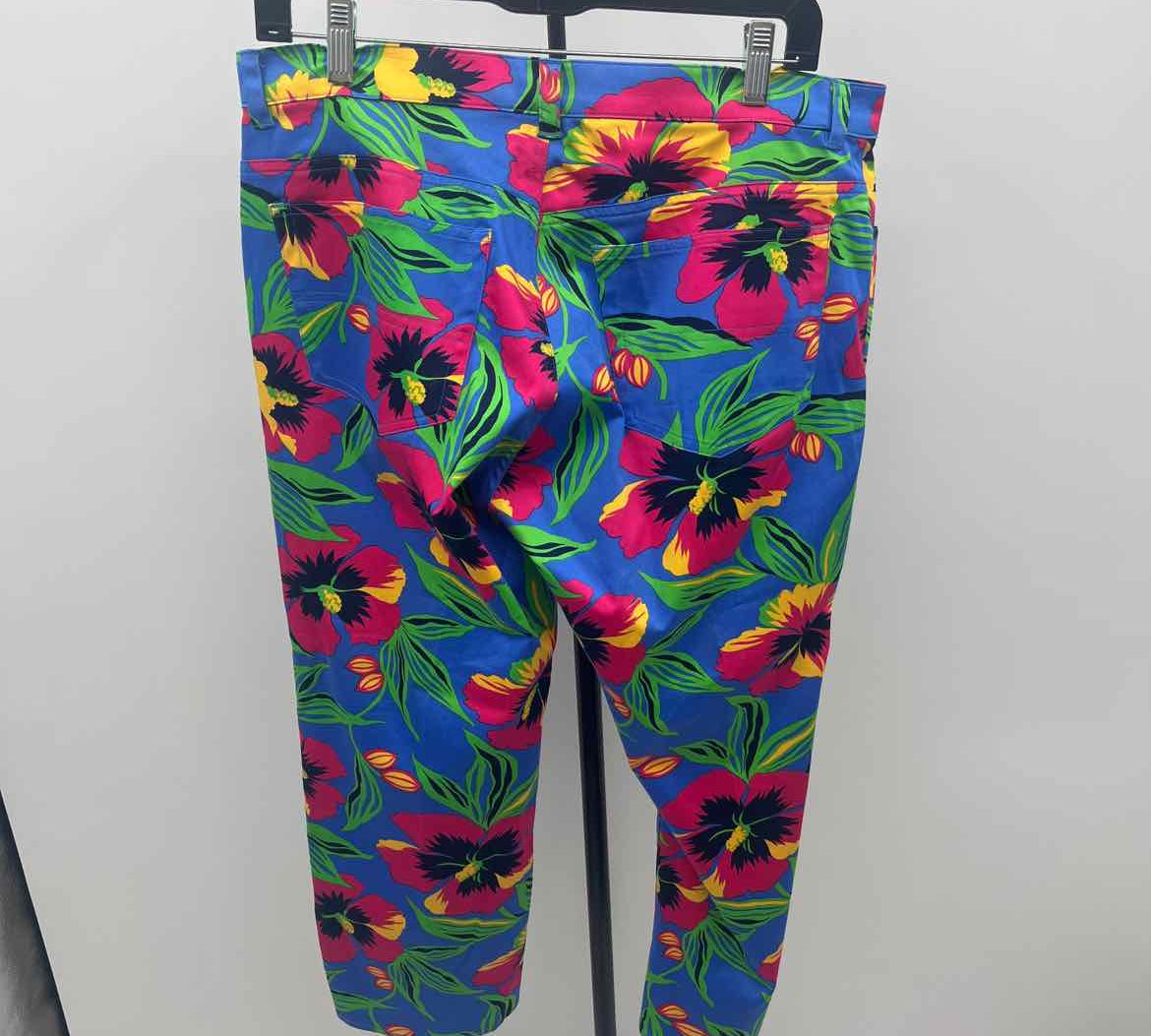 Ralph Lauren Women's Size 12 Purple Floral Capris