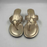 Lilly Pulitzer Women's Shoe Size 6 Gold Shimmer Sandals