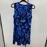 Michael Kors Women's Size 14 Blue Floral Dress
