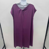 Eileen Fisher Women's Size 14 Purple Solid Dress