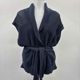 Rag & Bone Women's Size M Navy Crochet Cardigan