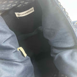 GIANI BERNINI Navy Red & Natural Woven Fiber Crossbody Purse