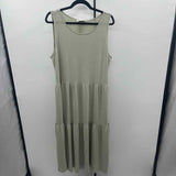 Zenana Women's Size 20 Green Solid Dress