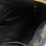 Interior MILLY Red Blue Yellow Multi Watercolor Leather Handled Satchel Purse w/Crossbody