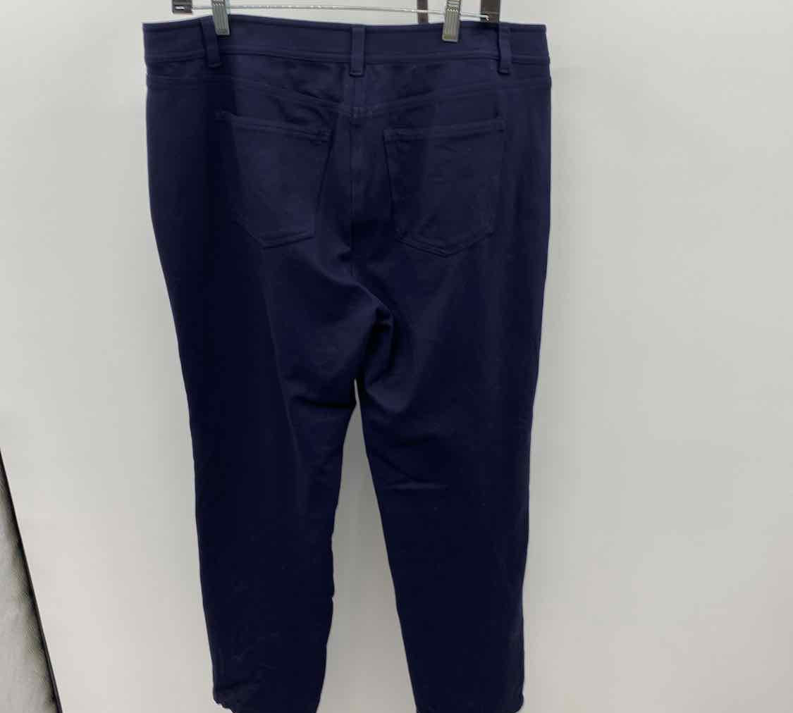 Talbots Women's Size 14WP Navy Solid Pants