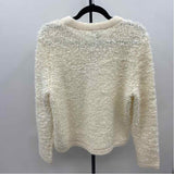 Talbots Women's Size L Ivory Textured Cardigan