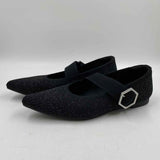 Vivaia Women's Shoe Size 9 Black Shimmer Flats