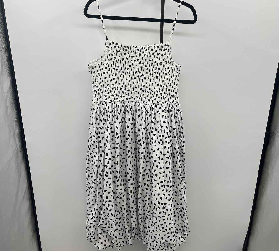 ON 34th Women's Size 14 White Spotted Dress