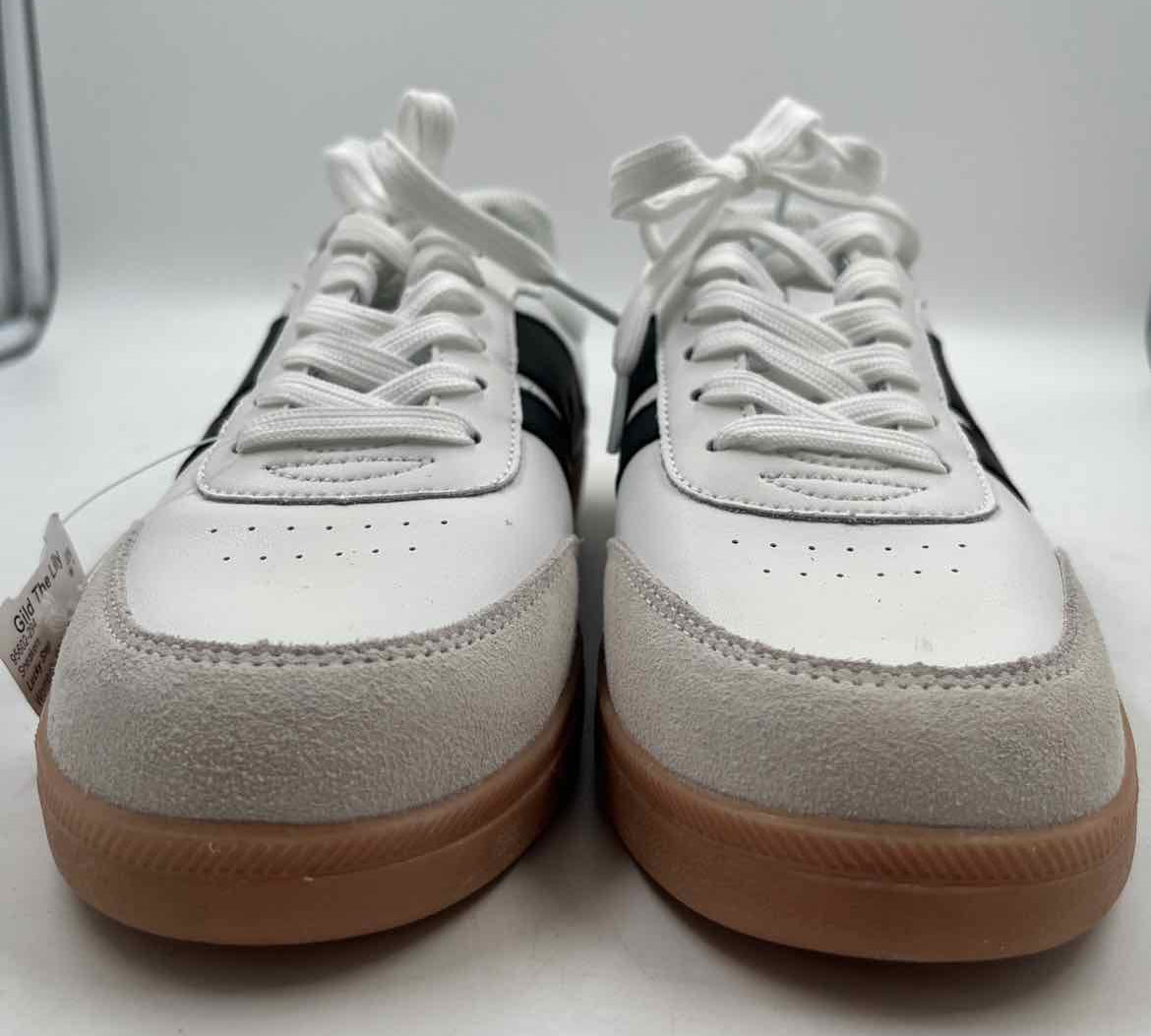 Lucky Step Women's Shoe Size 8.5 White Solid Sneakers