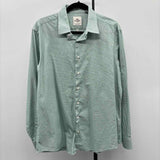 Ben Sherman Men's Size XL Green Checkered Long Sleeve Shirt
