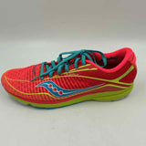 Saucony Women's Shoe Size 9.5 Neon Coral dotted Sneakers