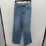 Madewell Junior's Size 8 Blue Solid Jeans