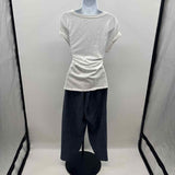 Eileen Fisher Women's Size 6P Navy Textured Pants