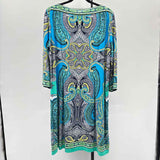studio one Women's Size 18 Blue Paisley Dress
