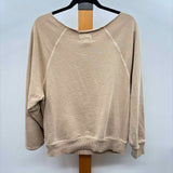 American Eagle Women's Size XS Tan Solid Sweatshirt