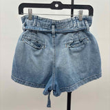 American Eagle Junior's Size 6 Blue Solid Shorts