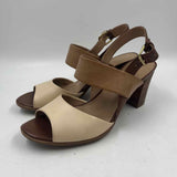 Naturalizer Women's Shoe Size 9 Tan Color Block Heels