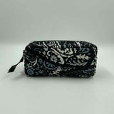 Vera Bradley Black Paisley Make-up Case