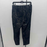 White House Black Market Women's Size 10 Black Floral Pants