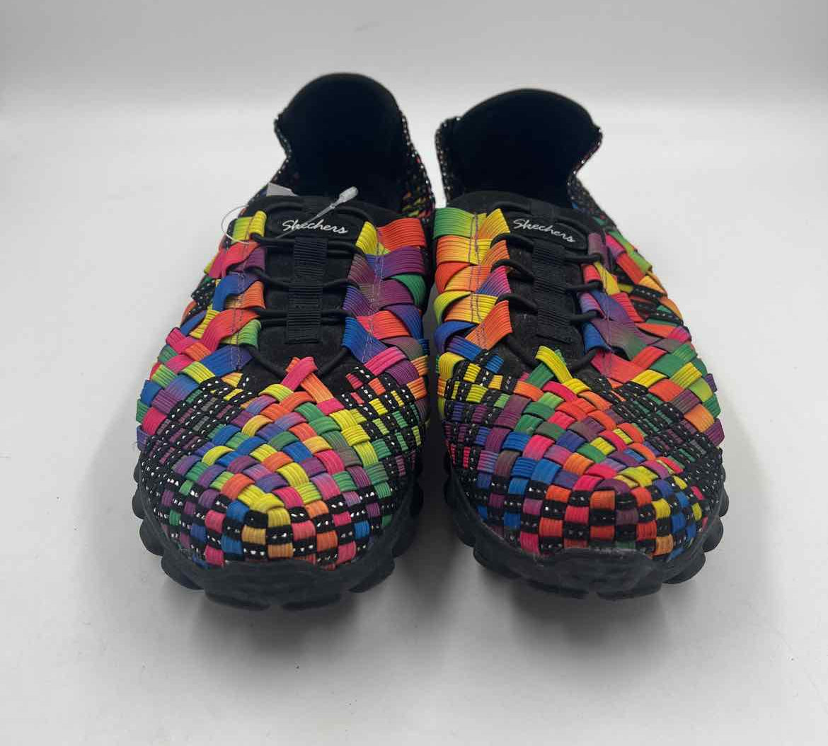 Skechers Women's Shoe Size 10 Rainbow Woven Sneakers