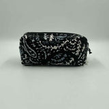 Vera Bradley Black Paisley Make-up Case