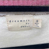 dreamers by debut Women's Size S Ivory Floral Cardigan