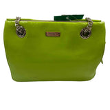 KATE SPADE Neon Green Patent Leather Shoulder Bag Purse