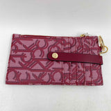 Calvin Klein Women's Cranberry logo Wallet