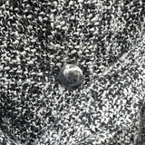 Tahari Women's Size 8 Black Tweed Coat