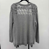 Maurices Women's Size 1X Gray Heathered Cardigan