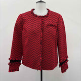 Carlisle Women's Size 10 Red ZigZag Jacket