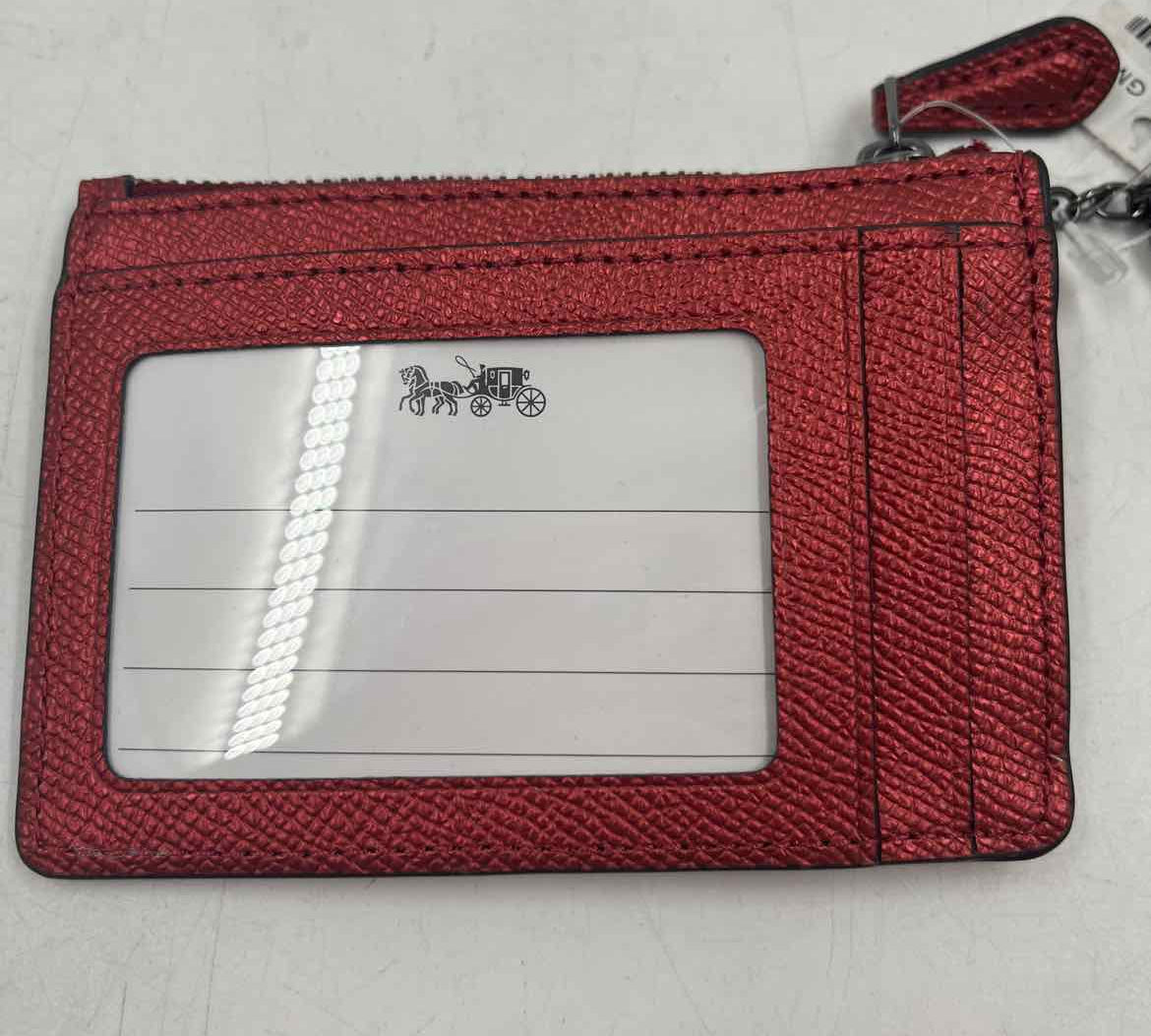 Coach Women's Red New with Tags LUXE Wallet