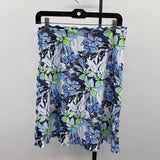 Haystacks Women's Size 14 Blue Floral Skirt