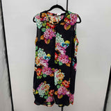Spense Women's Size 16 Black Floral Dress