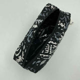 Vera Bradley Black Paisley Make-up Case