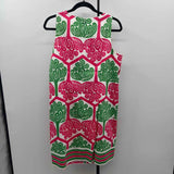 London Times Women's Size 12 Fuschia Floral Dress