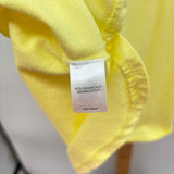 Pure Jill Women's Size S Yellow Solid Short Sleeve Shirt