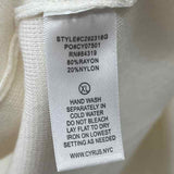 Cyrus Women's Size XL Ivory Solid Cardigan